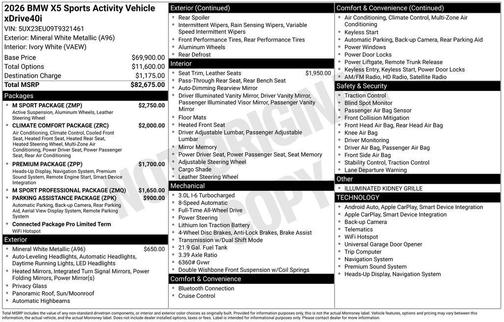 2026 BMW X5 xDrive40i