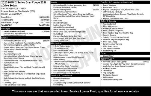 2025 BMW 228 Gran Coupe xDrive