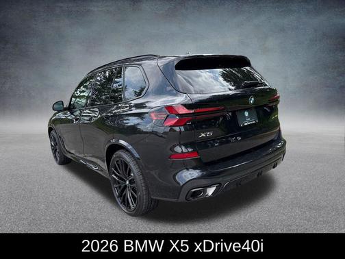 Black Sapphire Metallic 2026 BMW X5 xDrive40i