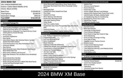 2024 BMW XM Base