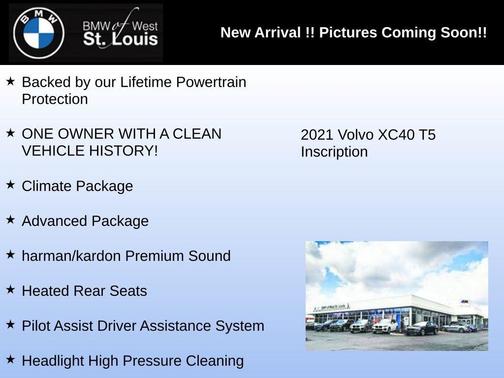 Black / Stone 2021 Volvo XC40 T5 Inscription