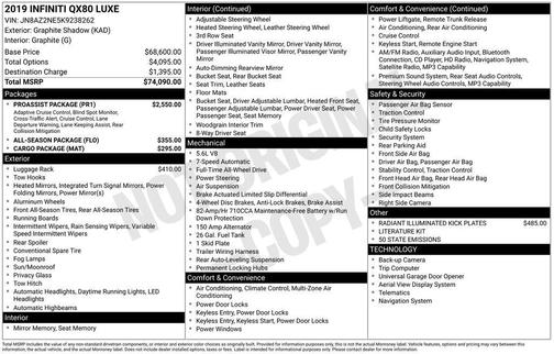 2019 INFINITI QX80 Luxe