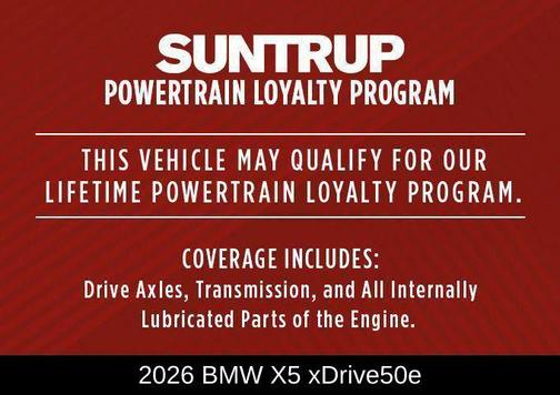 2026 BMW X5 PHEV xDrive50e