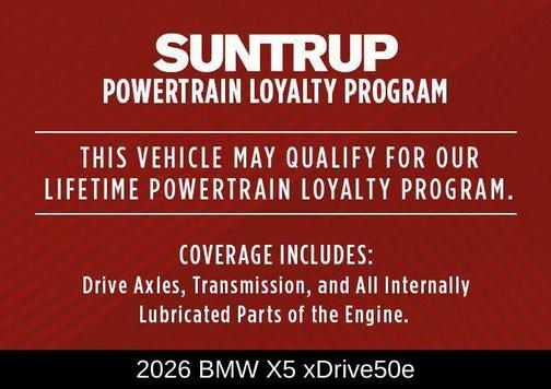 2026 BMW X5 PHEV xDrive50e