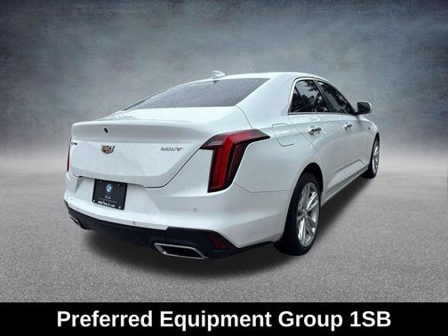 Summit White 2022 Cadillac CT4 Luxury