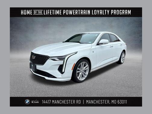 Summit White 2022 Cadillac CT4 Luxury
