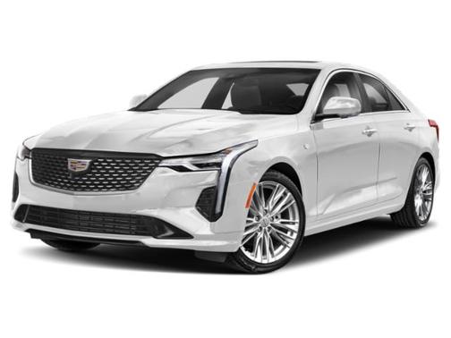 Summit White 2022 Cadillac CT4 Luxury
