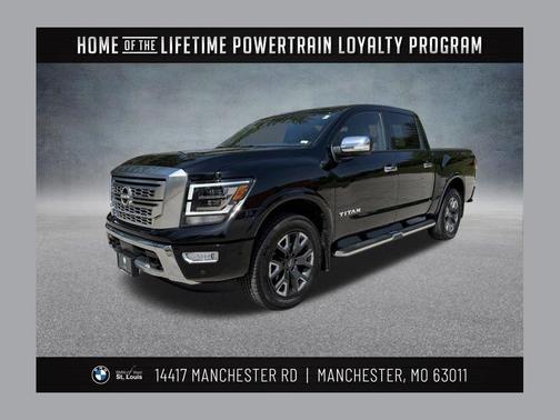 Super Black 2023 Nissan Titan Platinum Reserve