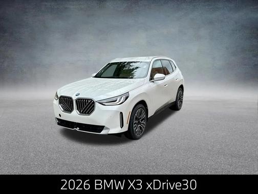 Mineral White Metallic 2026 BMW X3 30 xDrive