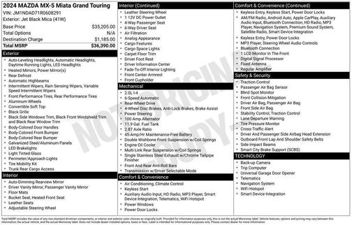 2024 Mazda MX-5 Miata Grand Touring