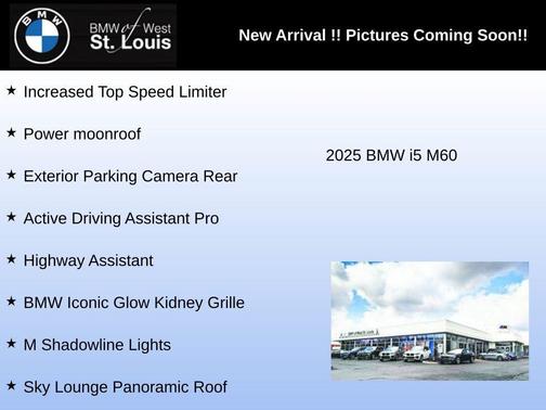 Black Sapphire Metallic 2025 BMW i5 M60