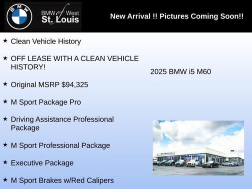 Black Sapphire Metallic 2025 BMW i5 M60