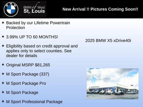 2025 BMW X5 xDrive40i