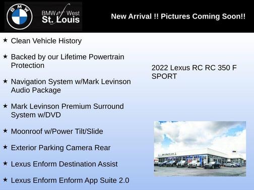 2022 Lexus RC 350 F Sport