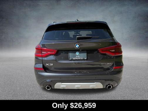 Dark Graphite Metallic 2021 BMW X3 xDrive30i
