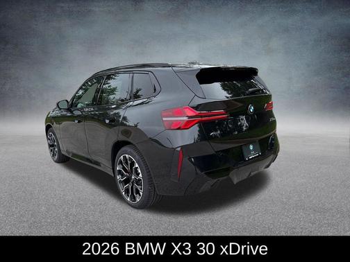 Black Sapphire Metallic 2026 BMW X3 30 xDrive