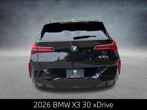 Black Sapphire Metallic 2026 BMW X3 30 xDrive