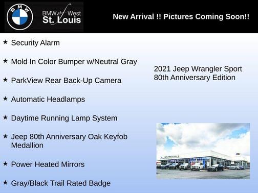 2021 Jeep Wrangler 80th Anniversary 4x4