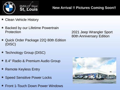 2021 Jeep Wrangler 80th Anniversary 4x4