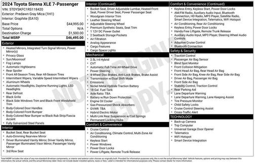 2024 Toyota Sienna XLE