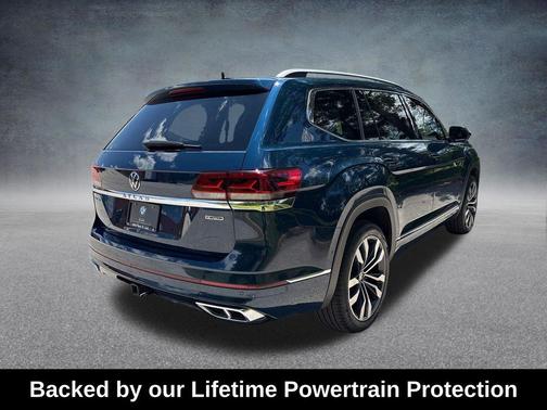 Tourmaline Blue Metallic 2021 Volkswagen Atlas 3.6L SEL Premium