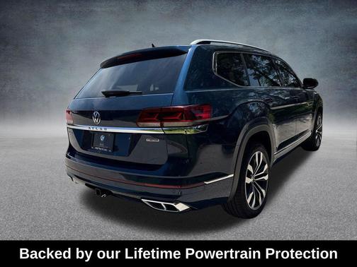 Tourmaline Blue Metallic 2021 Volkswagen Atlas 3.6L SEL Premium