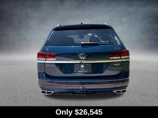 Tourmaline Blue Metallic 2021 Volkswagen Atlas 3.6L SEL Premium