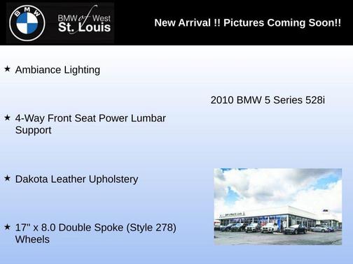 Titanium Silver Metallic 2010 BMW 528 528i