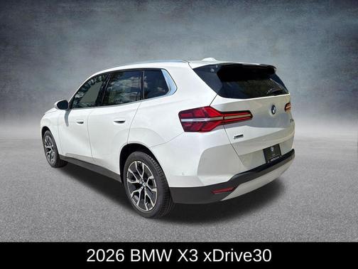 Mineral White Metallic 2026 BMW X3 30 xDrive