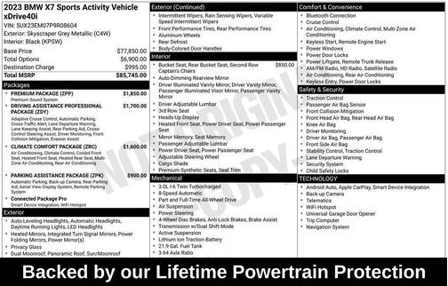2023 BMW X7 xDrive40i