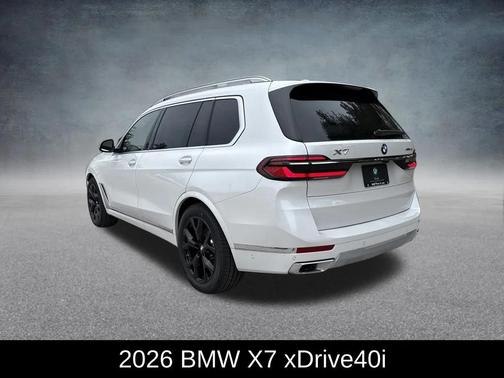 Mineral White Metallic 2026 BMW X7 xDrive40i