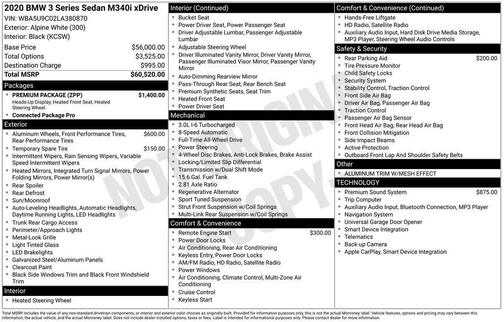 2020 BMW M340 i xDrive
