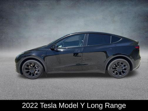 Solid Black 2022 Tesla Model Y Long Range Dual Motor All-Wheel Drive
