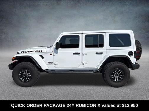 Bright White Clearcoat 2025 Jeep Wrangler Rubicon