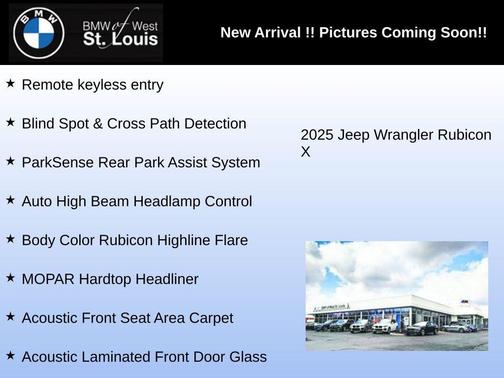 Bright White Clearcoat 2025 Jeep Wrangler Rubicon