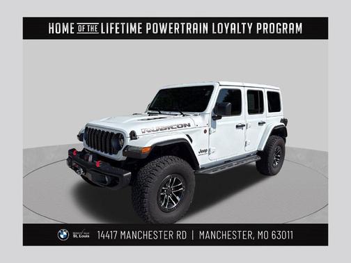 Bright White Clearcoat 2025 Jeep Wrangler Rubicon
