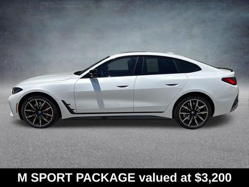 Mineral White Metallic 2023 BMW i4 Gran Coupe eDrive40