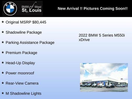 Bernina Gray Amber Effect Metallic 2022 BMW M550 i Xdrive