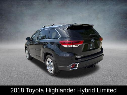 Midnight Black Metallic 2018 Toyota Highlander Hybrid Limited