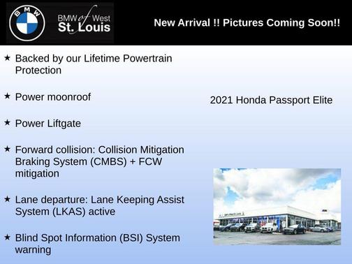 2021 Honda Passport AWD Elite