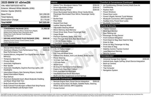2025 BMW X1 xDrive28i