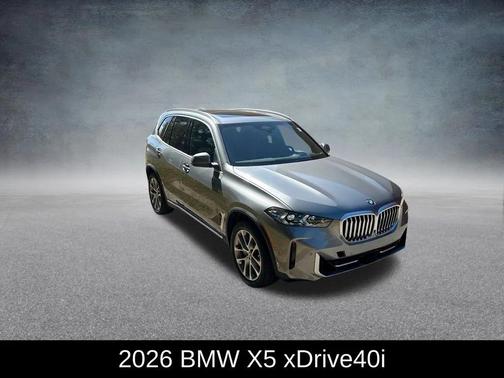Skyscraper Grey Metallic 2026 BMW X5 xDrive40i