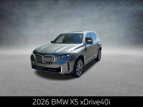 Skyscraper Grey Metallic 2026 BMW X5 xDrive40i