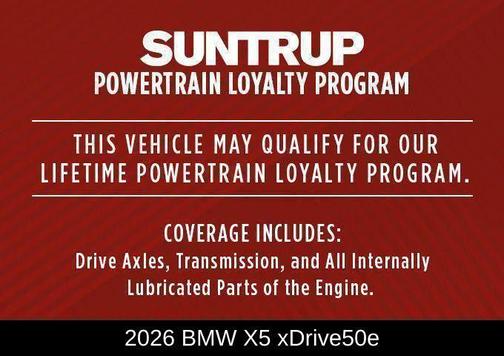 2026 BMW X5 PHEV xDrive50e