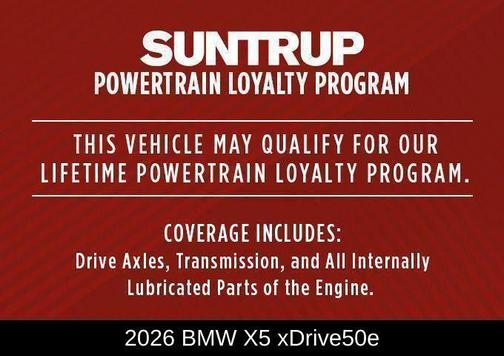 2026 BMW X5 PHEV xDrive50e