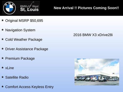 2016 BMW X3 xDrive28i