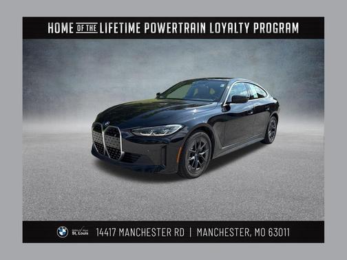 Black Sapphire Metallic 2023 BMW i4 Gran Coupe eDrive35
