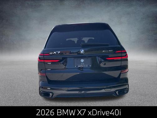 Black Sapphire Metallic 2026 BMW X7 xDrive40i