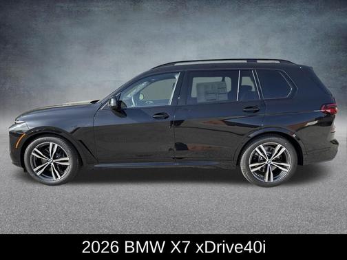 Black Sapphire Metallic 2026 BMW X7 xDrive40i