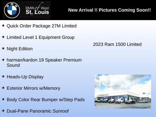 Diamond Black Crystal Pearlcoat 2023 RAM 1500 Limited